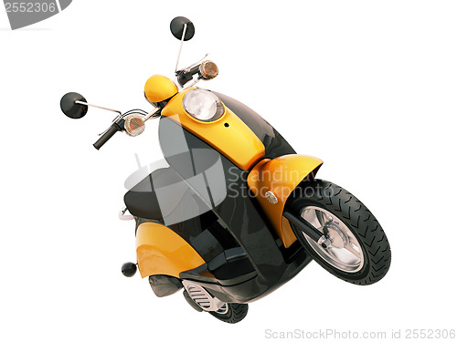 Image of Classic scooter isolated