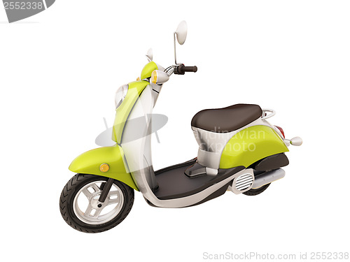 Image of Classic scooter isolated