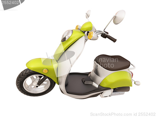 Image of Classic scooter isolated