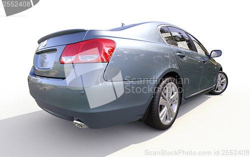 Image of Modern car on a light background