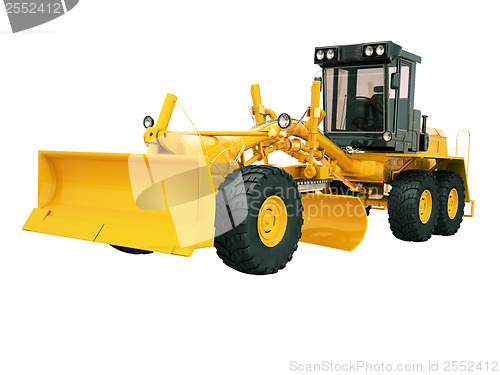 Image of Modern grader isolated