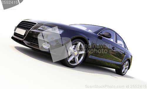 Image of Modern car on a light background