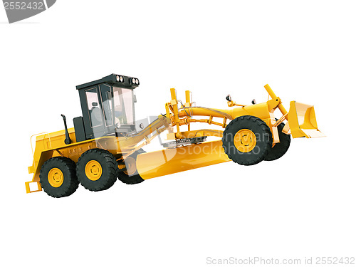Image of Modern grader isolated