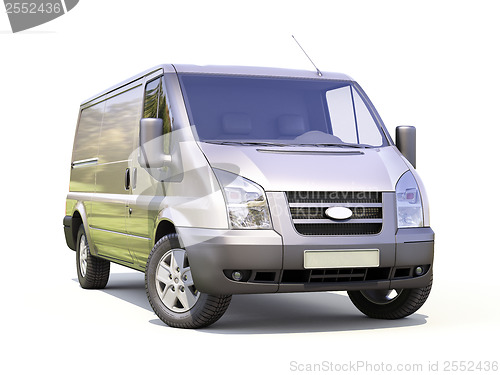 Image of Gray commercial delivery van