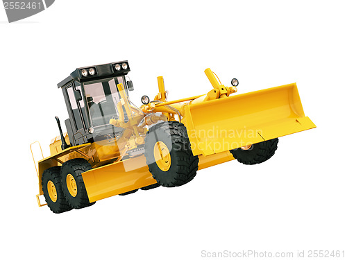 Image of Modern grader isolated