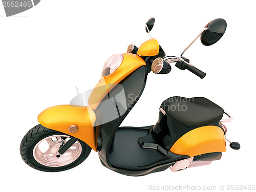 Image of Classic scooter isolated