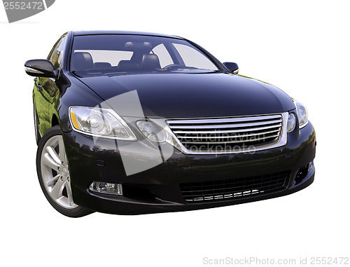 Image of Modern luxury car isolated