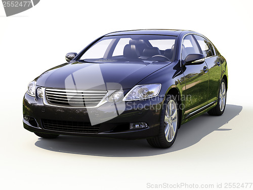 Image of Modern car on a light background