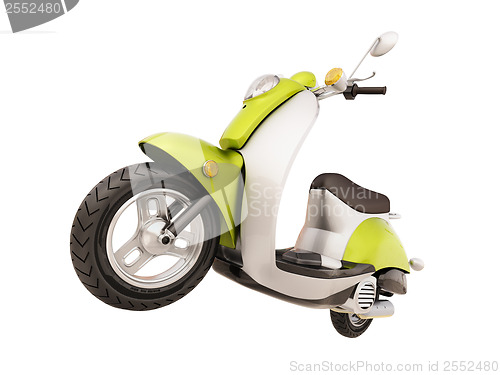 Image of Classic scooter isolated
