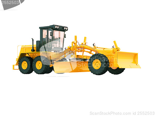 Image of Modern grader isolated