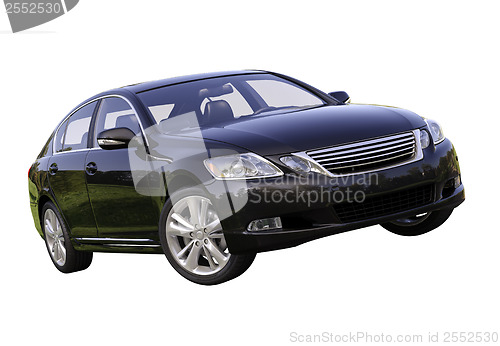Image of Modern luxury car isolated