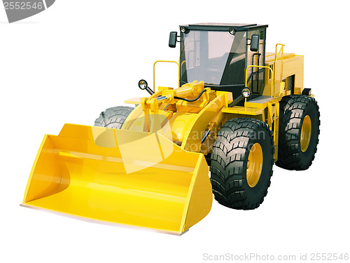 Image of Front loader isolated