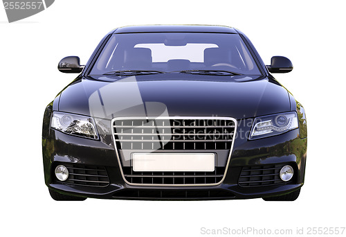 Image of Modern luxury car isolated