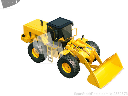 Image of Front loader isolated