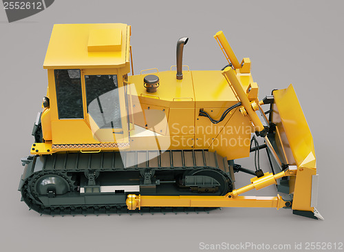 Image of Heavy crawler bulldozer 