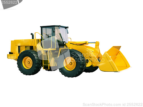 Image of Front loader isolated