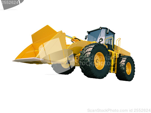 Image of Front loader isolated