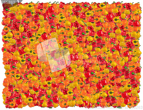 Image of Bell peppers background. From the Food background series