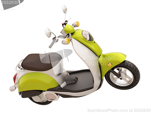 Image of Classic scooter isolated