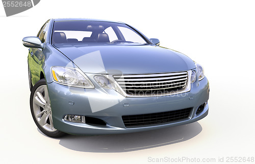 Image of Modern car on a light background