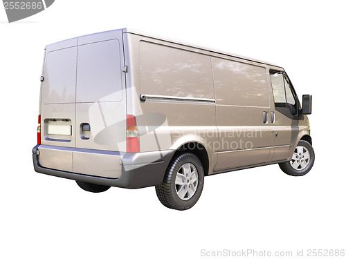 Image of Gray commercial delivery van