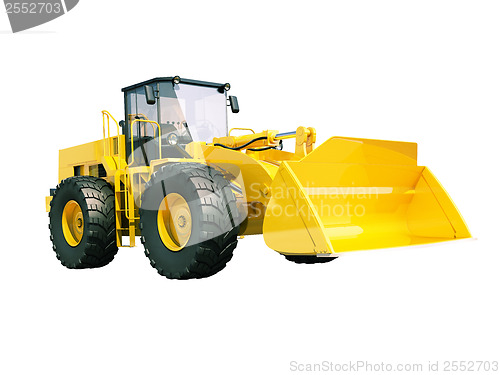 Image of Front loader isolated