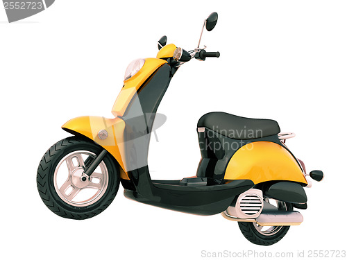 Image of Classic scooter isolated