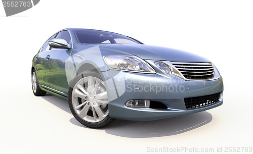 Image of Modern car on a light background