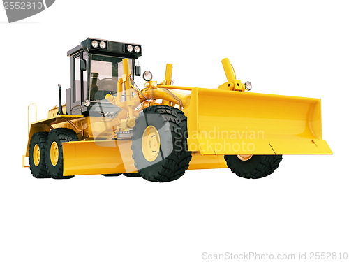 Image of Modern grader isolated