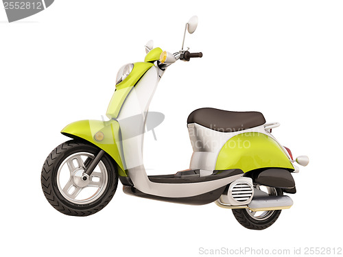 Image of Classic scooter isolated