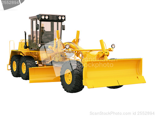 Image of Modern grader isolated