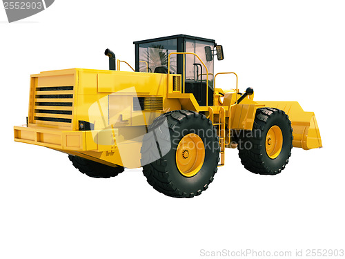 Image of Front loader isolated