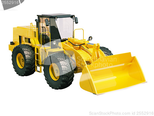 Image of Front loader isolated