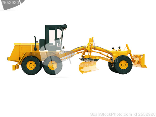 Image of Modern grader isolated