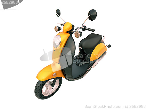 Image of Classic scooter isolated