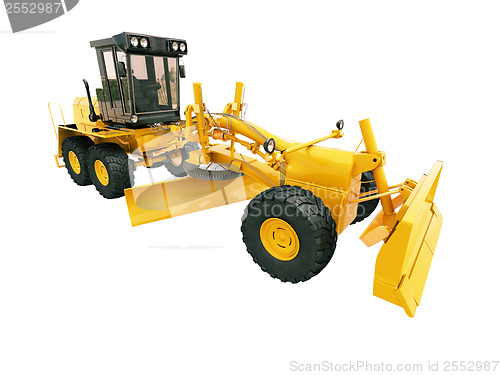 Image of Modern grader isolated