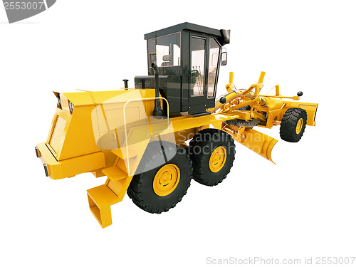 Image of Modern grader isolated