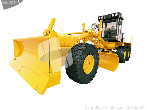 Image of Modern grader isolated