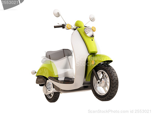 Image of Classic scooter isolated