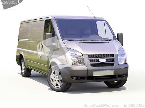 Image of Gray commercial delivery van