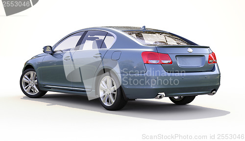 Image of Modern car on a light background