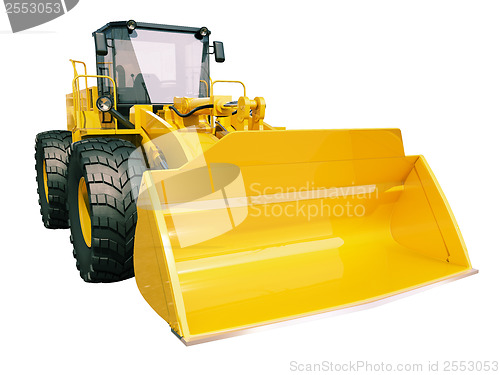 Image of Front loader isolated