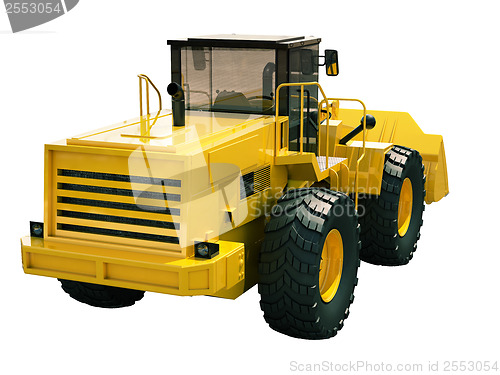 Image of Front loader isolated