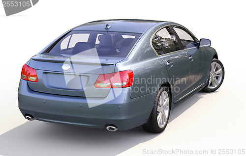 Image of Modern car on a light background