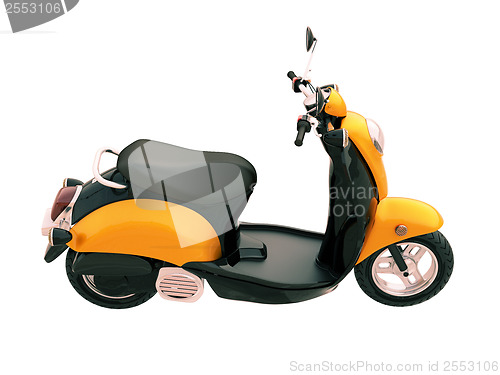 Image of Classic scooter isolated