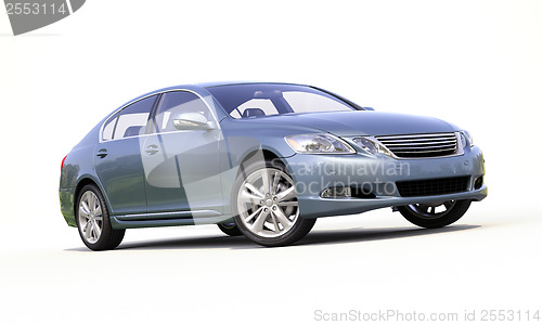 Image of Modern car on a light background