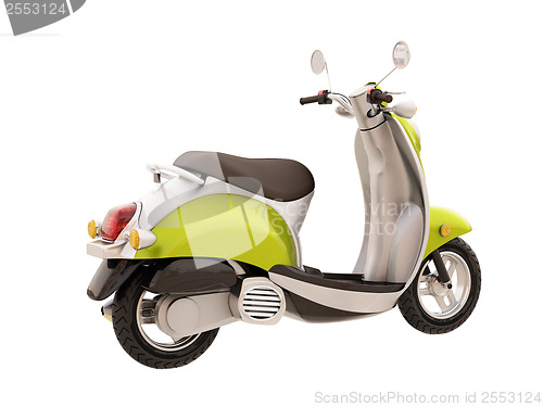 Image of Classic scooter isolated