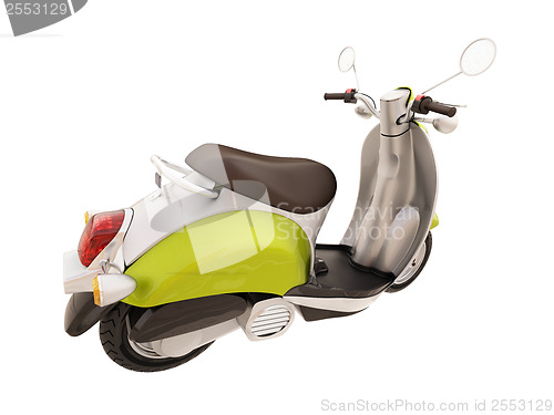 Image of Classic scooter isolated