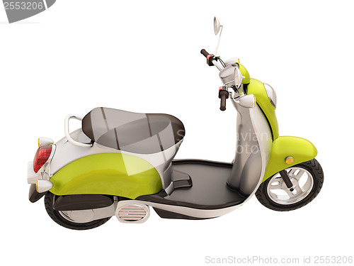 Image of Classic scooter isolated