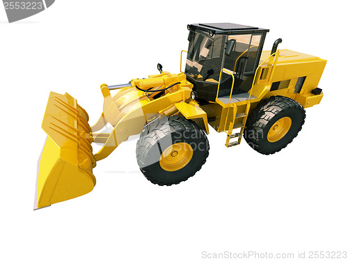 Image of Front loader isolated